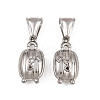304 Stainless Steel Pendants STAS-B167-17A-P-1