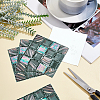 Square PVC 3D Self Adhesive Mosaic Pattern Stickers DIY-WH0260-84D-2