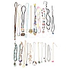 Natural & Synthetic Gemstone and Wood and Glass Necklaces Kits NJEW-XCP0001-44-1