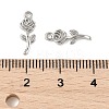 SHEGRACE Brass Rose Charms XGR0164P-105P-3