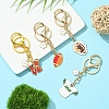 Alloy Enamel Keychain KEYC-FZ00025-4-5