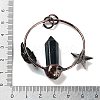 Natural Mixed Stone Faceted Pointed Bullet Big Pendants G-A221-01-4