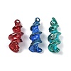 Spray Painted Natural Trochus Shell Pendants SHEL-K006-48-1