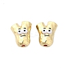 Rack Plating Alloy Enamel Beads PALLOY-Z004-04G-1