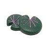 Resin Lotus Leaf Ornaments DJEW-WH0012-39-1