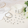 280Pcs 4 Styles Faceted Round Plated Acrylic Beads PACR-PA0001-07-3