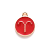 Alloy Enamel Pendants X-ENAM-S124-01A-07A-2