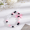 1Pc Valentine's Day Acrylic Beaded Mobile Straps for Women AJEW-LP0004-50-1