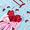 6 Styles Bowknot Polyester Hair Barrettes PHAR-SP0001-22B-5