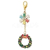Christmas Theme Alloy Enamel Keychian KEYC-JKC00923-4