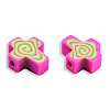 Handmade Polymer Clay Beads CLAY-T020-30F-3