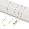 Ion Plating(IP) 304 Stainless Steel Boston Link Chains Necklaces LS-NJEW-H042-08G-1