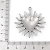 304 Stainless Steel Pendants STAS-D366-01J-P-3