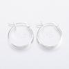 304 Stainless Steel Hoop Earrings EJEW-H327-02A-1
