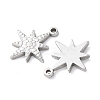 304 Stainless Steel Pendants STAS-Z177-06P-2