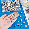 8 Sets 8 Styles CCB Plastic Beads Sets CCB-PH0001-30-3