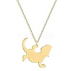 201 Stainless Steel Lizard Pendant Necklaces FS-WG6D12E-01-2