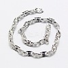 304 Stainless Steel Chains Fancy Mariner Link Chains for Women Jewelry Making CHS-D001-03-2