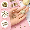 120Pcs 6 Styles Tibetan Style Alloy Beads TIBEB-YW0001-30-3