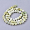 Natural Sinkiang Jade Beads Strands X-G-L538-036-6mm-3
