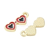 Alloy Enamel Pendants FIND-D044-18G-2