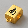 Alloy Black Enamel Pendant Bails FIND-WH0139-711B-G-1
