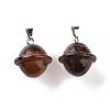 Natural Mahogany Obsidian Pendants G-B041-01P-08-3