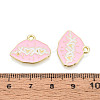 Valentine's Day Alloy Enamel Pendants ENAM-T023-23B-3