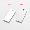 Tarnish Resistant 304 Stainless Steel Rectangle Pendants LS-STAS-R058-02-1