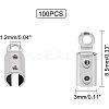 304 Stainless Steel Folding Crimp Ends STAS-UN0005-69-2