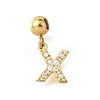 304 Stainless Steel Rhinstone Pendant STAS-H202-50G-X-1