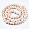 Electroplate Glass Beads Strands X1-EGLA-A034-P6mm-A17-3