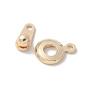Brass Snap Clasps KK-U052-25G-2