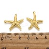 Brass Starfish/Sea Stars Pendants X-KK-L134-11G-3