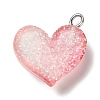 Gradient Color Transparent Resin Pendants LS-RESI-A023-01D-2