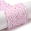Imitation Jade Glass Beads Strands EGLA-A035-J4mm-L02-1