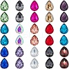 Pointed Back Glass Rhinestone Cabochons RGLA-OC0001-10-2