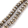 Electroplated Non-magnetic Synthetic Hematite Beads Strands G-G862-02I-1