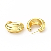 Rack Plating Brass Stud Earrings EJEW-H093-03G-2