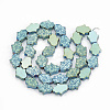 Electroplate Non-magnetic Synthetic Hematite Beads Strands G-N0321-09E-2