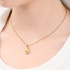 Cinco de Mayo 304 Stainless Steel Cactus Pendant Necklaces for Women WGAC5B5-02-2
