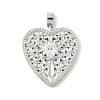Brass Micro Pave Cubic Zirconia Pendants KK-U047-15P-1