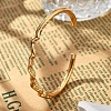 Brass Cuff Bangles for Women BJEW-F482-11G-1