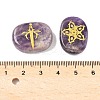 4Pcs 4 Styles Natural Amethyst Display Decorations G-F786-02C-01-3