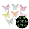 Luminous & UV Plating Opaque Acrylic Beads OACR-B031-22-1