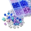 DIY Round Acrylic & ABS Plastic Imitation Pearl Beads Bracelets Jewelry Making Kits DIY-FS0007-42-3