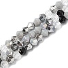 Electroplate Glass Beads Strands X-EGLA-D018-02C-1
