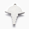 Non-Tarnish 304 Stainless Steel Pendants LS-STAS-E444-30-2
