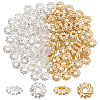 120Pcs 2 Colors Rack Plating Alloy Beads FIND-GO0001-96-1
