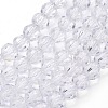 Transparent Glass Bead Strands X-GLAA-G013-10mm-72-1